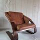 Leather armchair