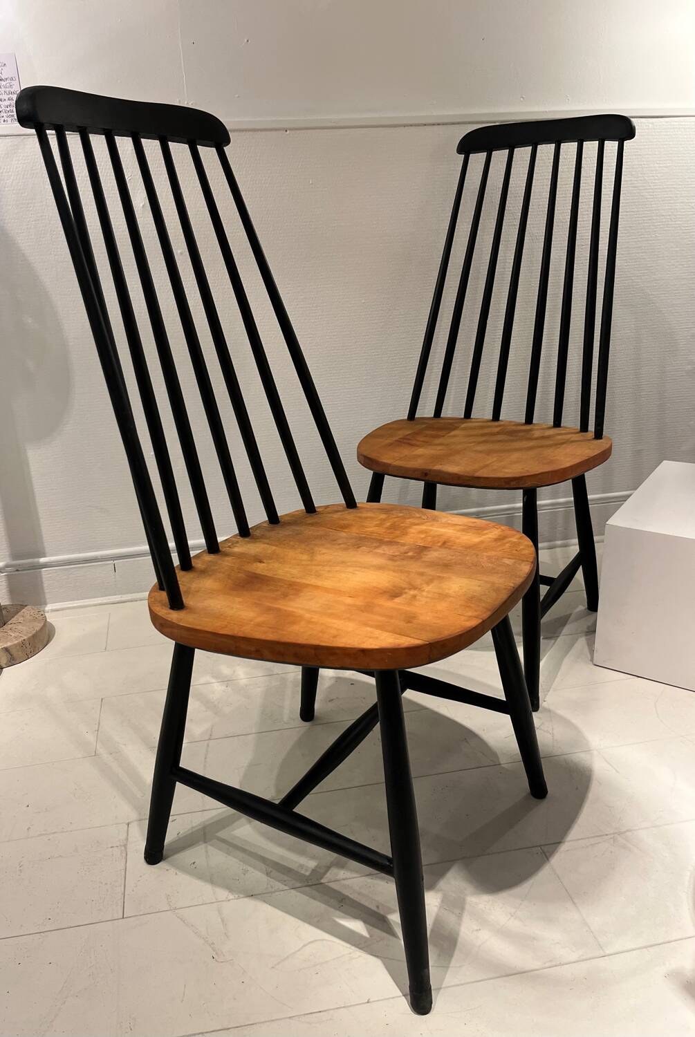 Série de 4 chaises vintage