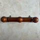 Coat rack hook wood