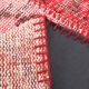 Tapis patchwork vintage en laine faite à la main 245x168cm