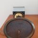 Arlus lamp in black metal, brass and glass circa 1950