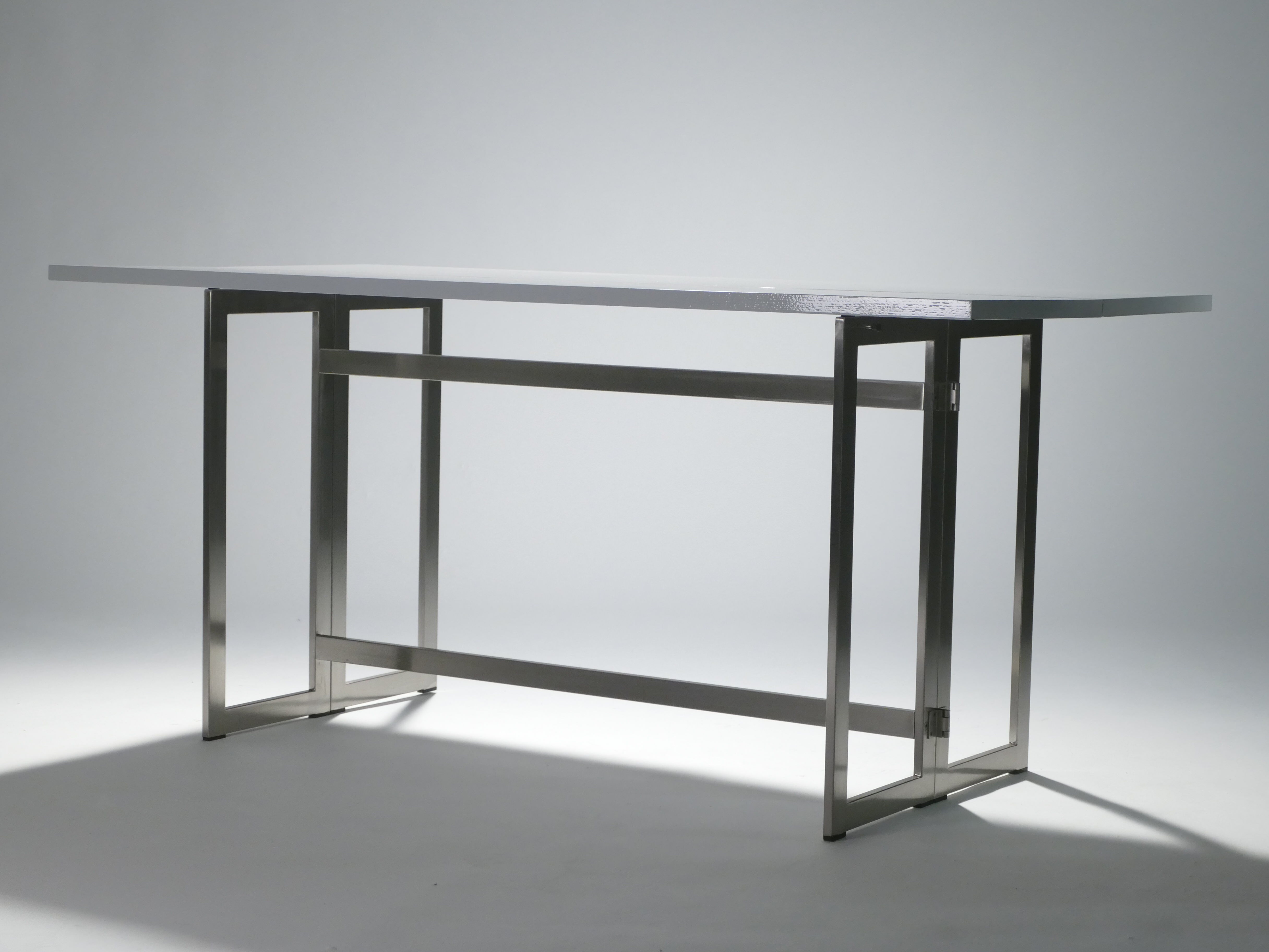 Lacquered Italian console 70s Artelano