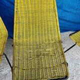 4 vintage “Baskets” chairs 1950s design Gian Franco Legler