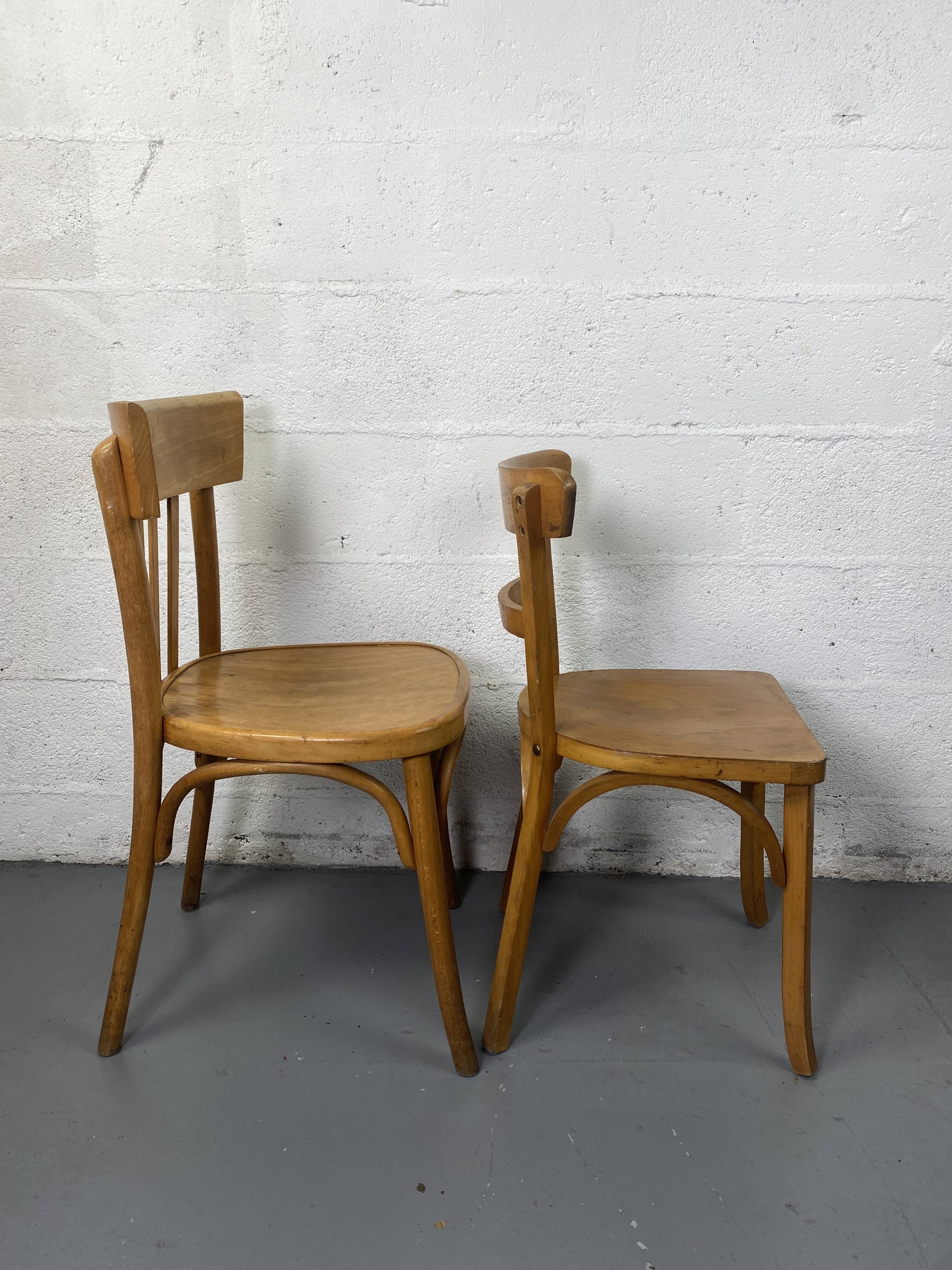 Mismatched bistro chair x2