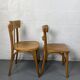 Mismatched bistro chair x2