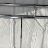Chrome tubular cloakroom coat rack