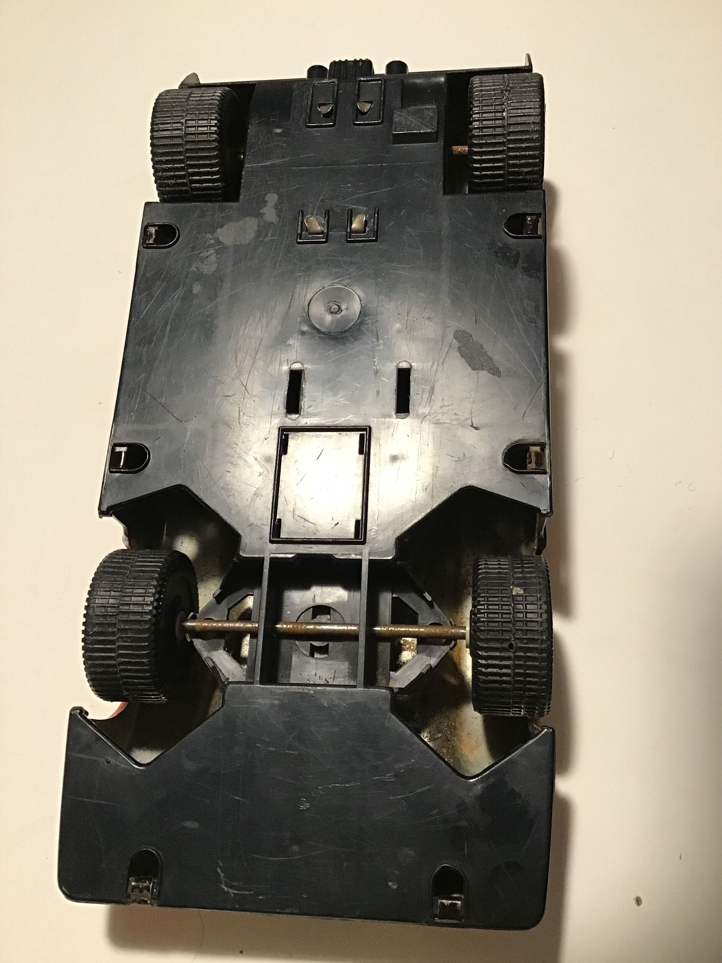 F1 car in red sheet metal