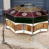 Art style stained glass suspension, diameter 58cm