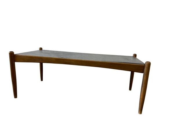 Table basse brutaliste vintage / table basse Eric Merthen