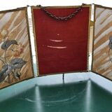 Art Nouveau Triptych Mirror Signed J. LEVAST