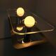 Wofi Leuchten dlg Oxar space age vintage double mirror wall light