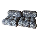 Pair of camaleonda armchairs by Mario Bellini B&B Italia 70