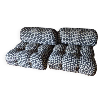 Paire fauteuils camaleonda par Mario Bellini B&B Italia 70