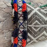 Oreiller berbère vintage Housse de coussin marocain Laine