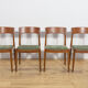 Mid-Century Teak Model 26 Dining Chairs by Henry Kjærnulf for Korup Stolefabrik, Denmark, 1960s, Set of 4