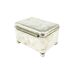 Art Deco sugar bowl, silver-plated brass, Norblin, Poland, 1920s.
