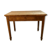Table de ferme bureau en chêne massif brut ancien vintage
