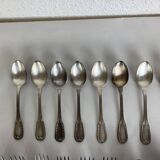 Boulenger 24-piece silver-plated metal cutlery set, forks and spoons