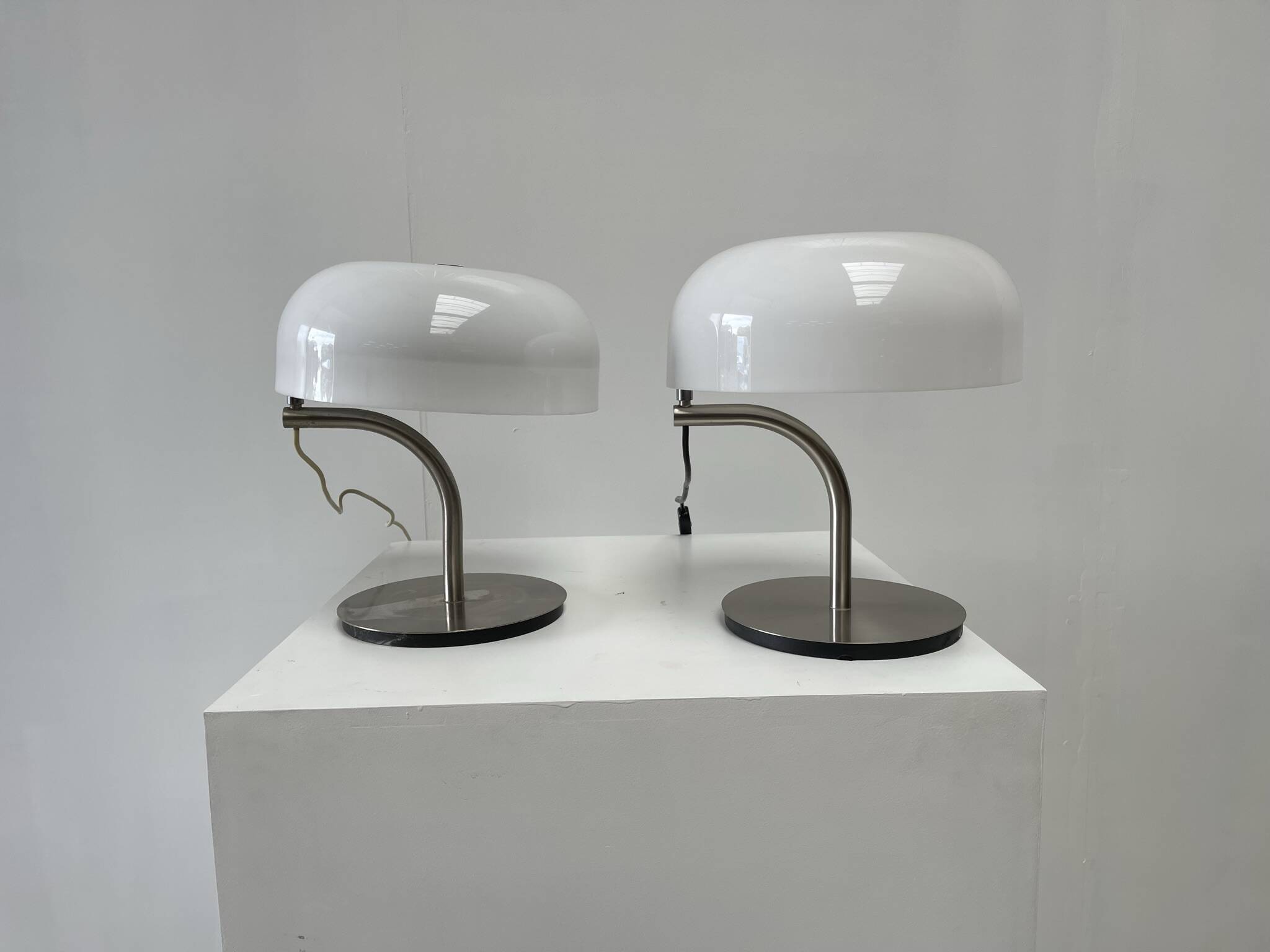 Pair of table lamps by Giotto Stoppino for Valenti, 1980s