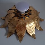 Gold metal ceiling light