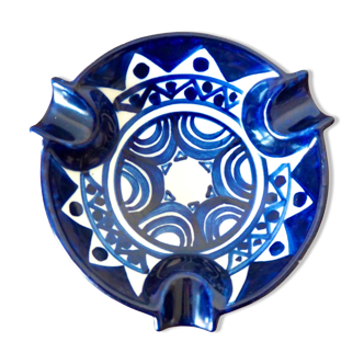 Glazed earthenware ashtray from Saint-Jean-de-Bretagne
