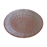 Pink deco round dish