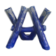 Blue vase ceramic soliflore
