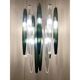 Contemporary Luxury Italian Green "Swords" Murano Glass Cascade by Simoeng