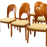 Ensemble de 6 chaises design danois Niels Koefoed 'Morten' 'Hellerup'