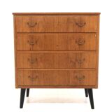 Scandinavian teak chest of drawers, Sweden, 1950