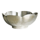 Plat, saladier ancien en métal forme fleur