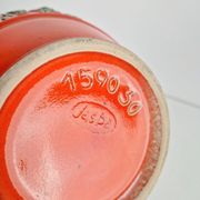 Vintage Fat Lava 1590 Vase in Ceramic from Jasba, West-Germany, 1970s