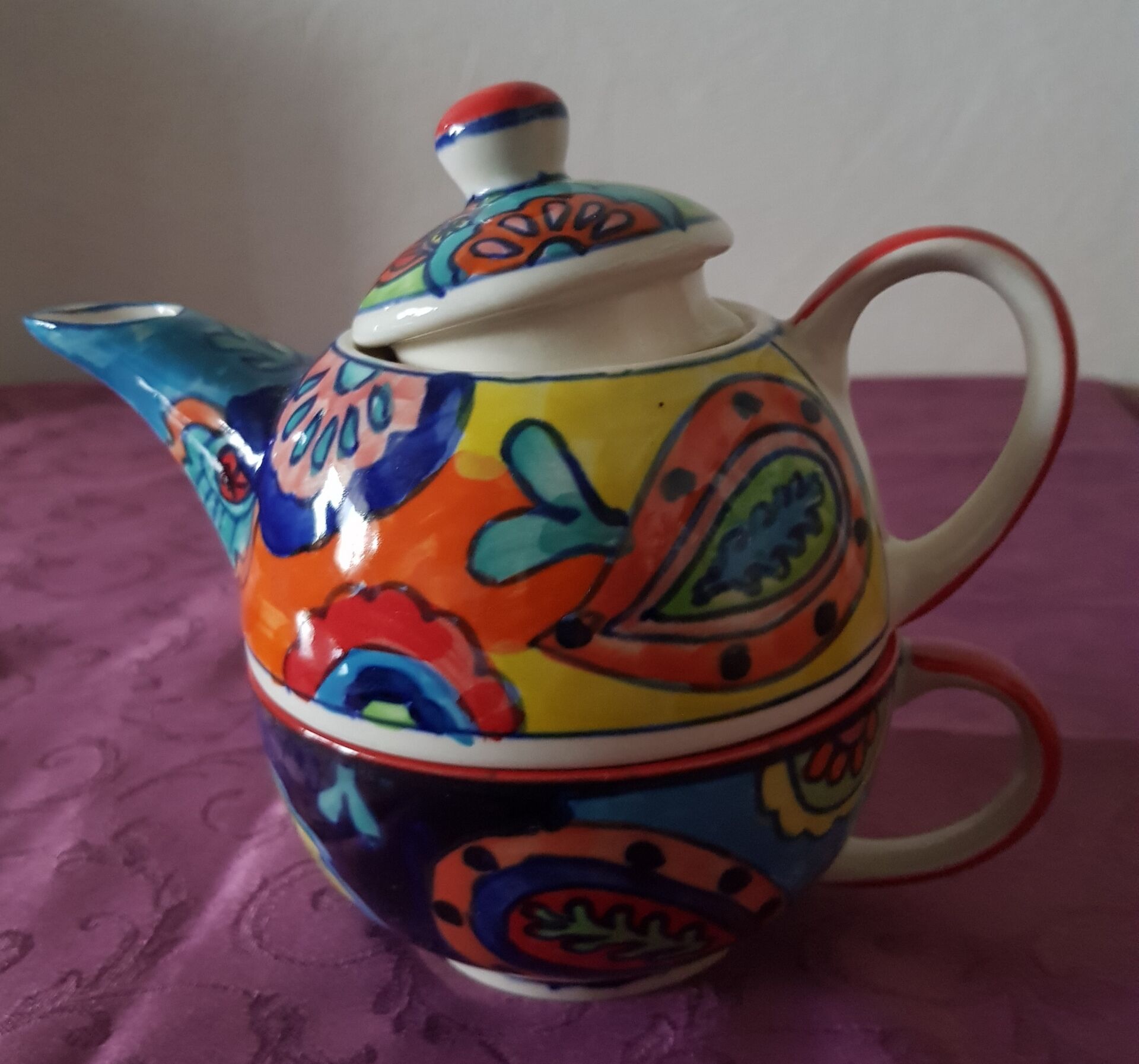 Teapot and cup set, brand Gall&Zick.