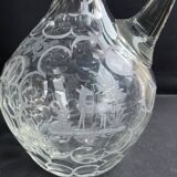 Ewer carafe – Blown and cut crystal