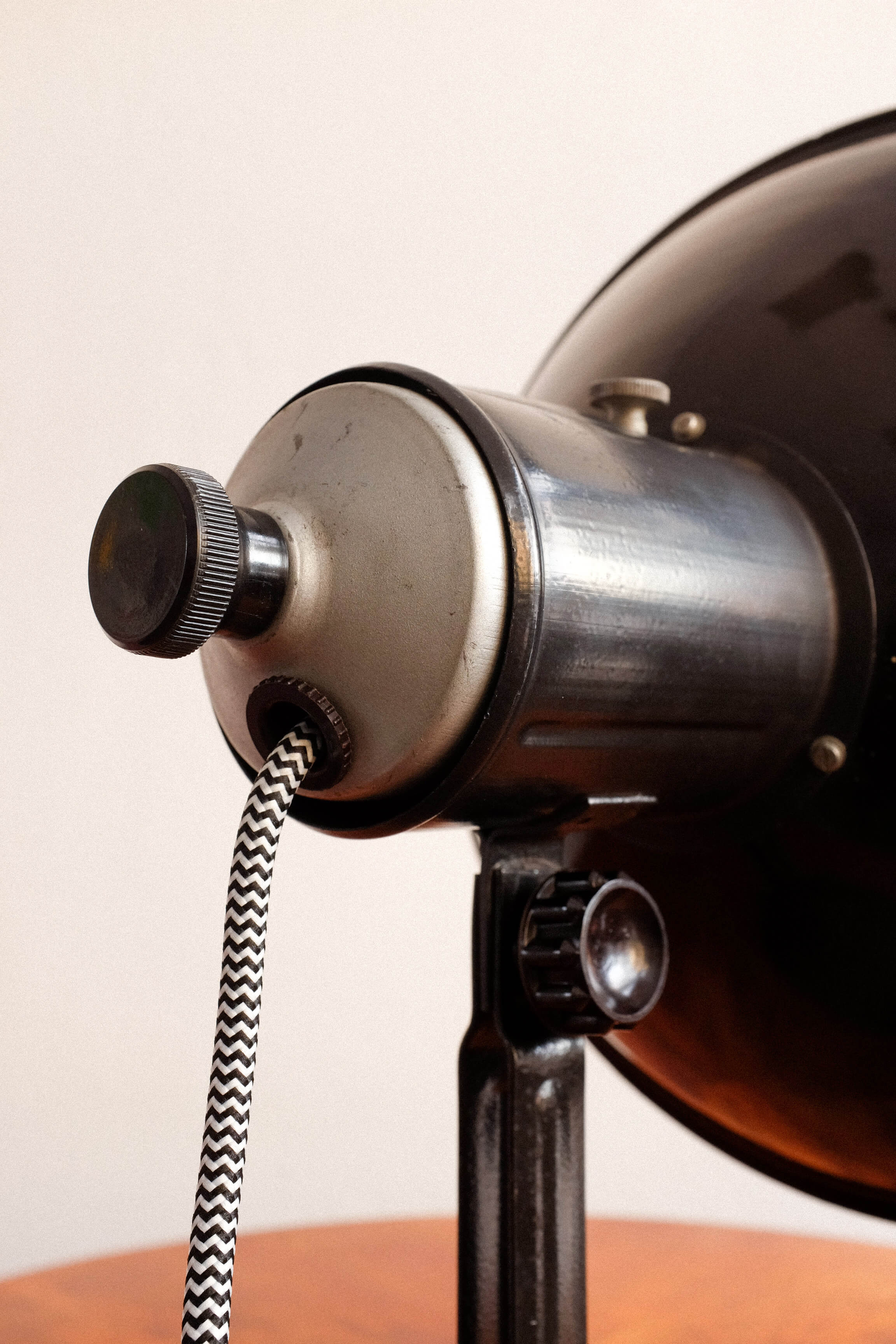 Industrial Czechoslovakian Adjustable Table Lamp, 1960s