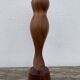 Scandinavian design corkscrew in teak wood and brass, 1960
