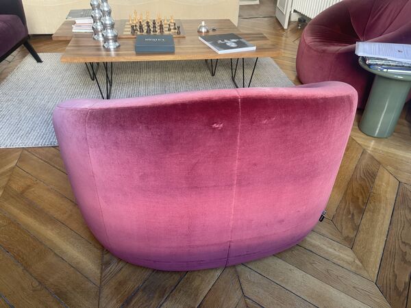 Fauteuil Pumpkin Ligne Roset rouge