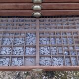 Printing cabinet 16 drawers with these lead letters