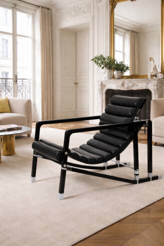 EILEEN GRAY designer & ECART INTERNATIONAL - "Transat" Armchair 1927