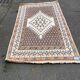 Tunisian Kairouan rug in knotted, handwoven wool, 153x255