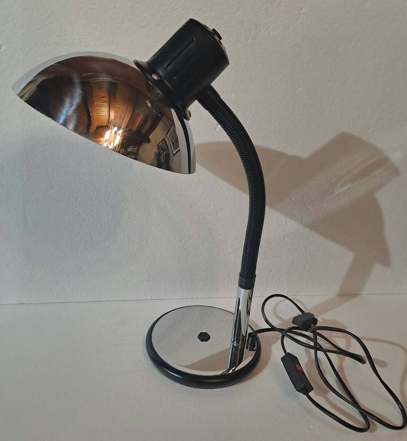 Lampe de bureau articulée Aluminor années 80