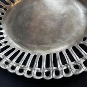 Corbeille en bronze argenté