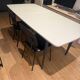 extendable table 1950s Danish design