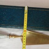 Brass and silver pie server
