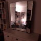 Miroir triptyque géant vintage 111x94cm