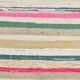 7x9 Mid Century Modern Handmade Striped Vintage Kilim Rug, 184x271Cm
