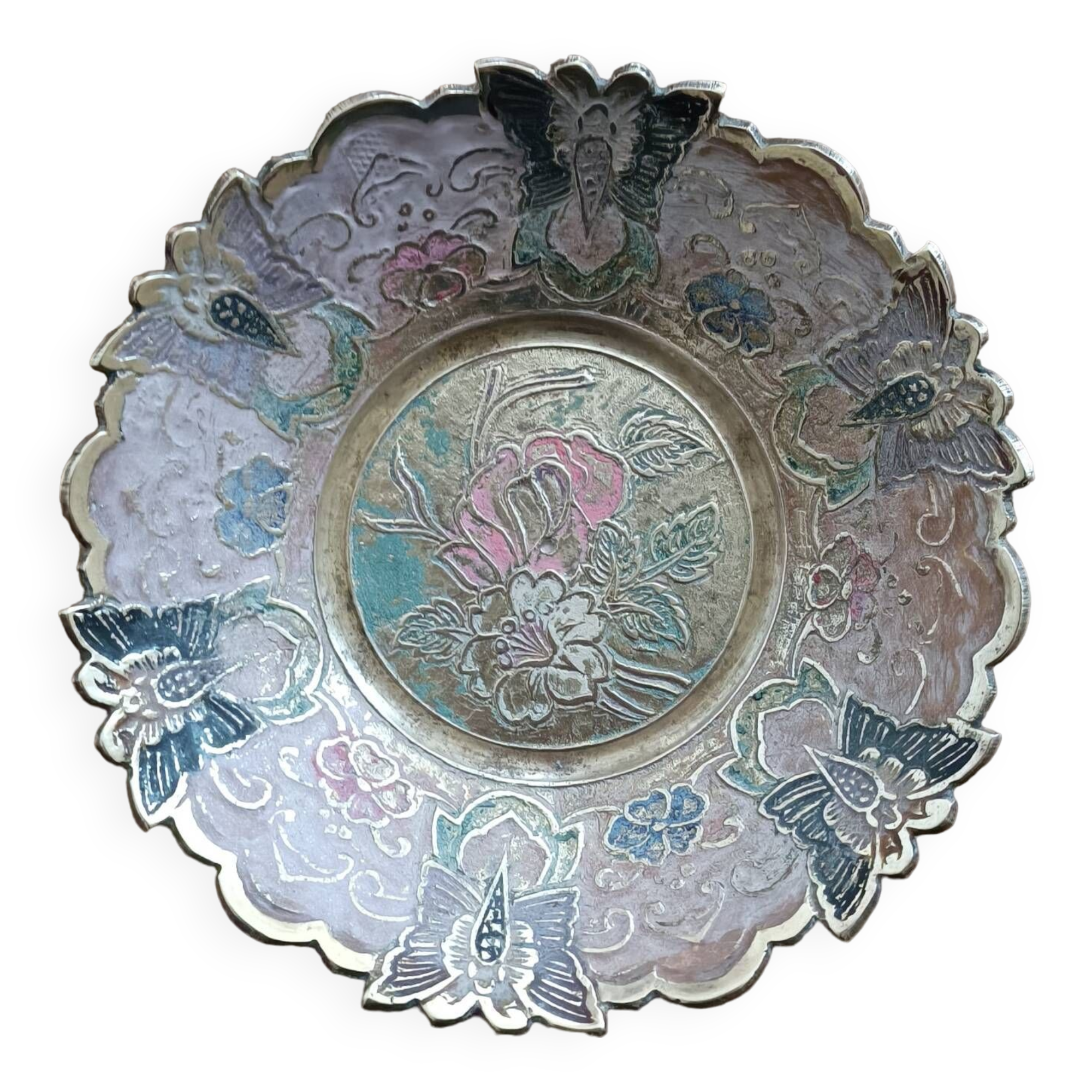 Enameled brass pocket emptier