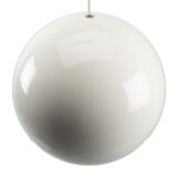 Giant white polyester ball pendant lamp