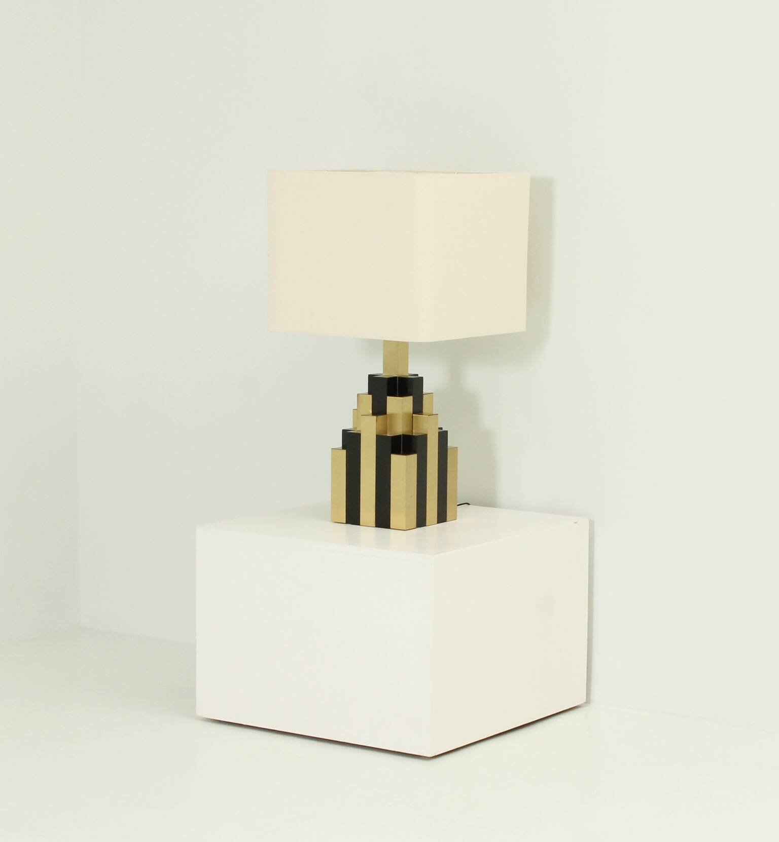 Large table lamp Lumica Cityscape, Spain, 1970s
