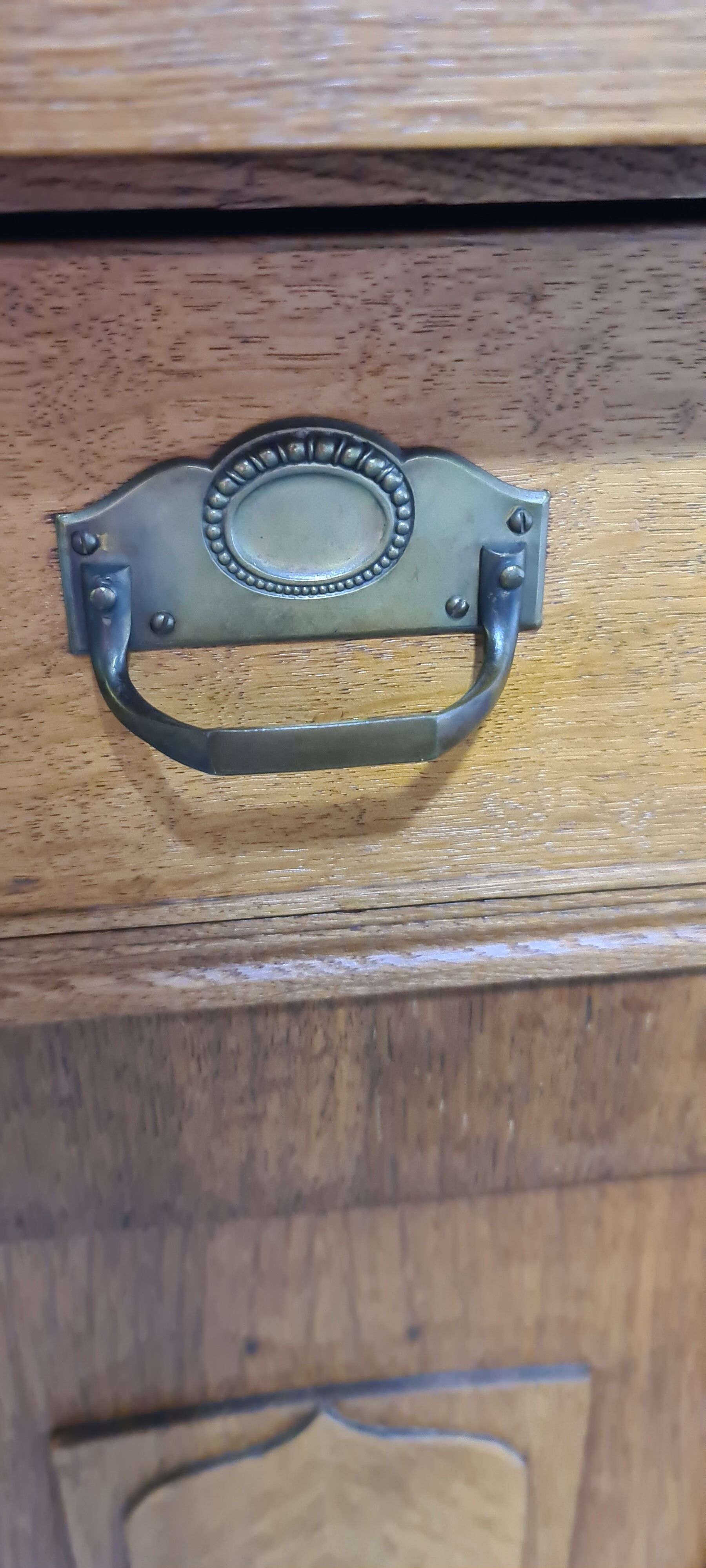 Buffet art déco en chêne vintage